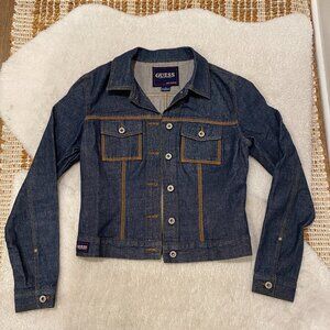 Rare Vintage Guess Denim Jacket – Perfect Condition, Size Medium